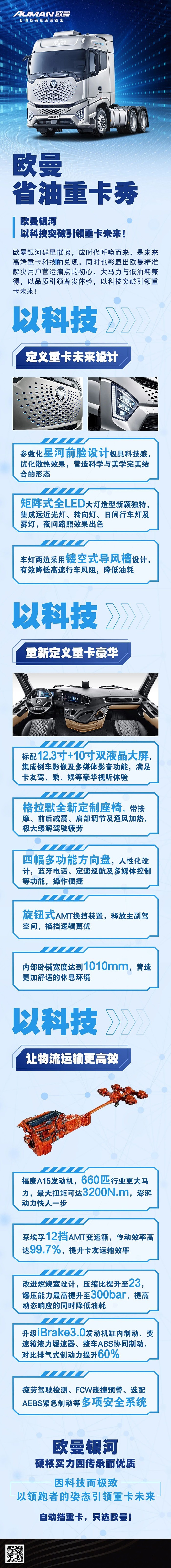 歐曼銀河，以科技突破引領(lǐng)重卡未來！